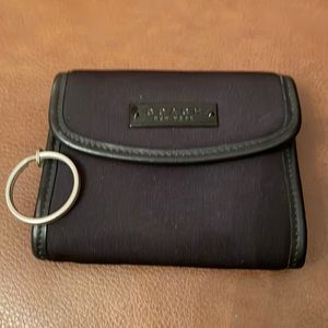 Coach keychain wallet circa 1990’s “Neo” collection   Leather trim on neoprene